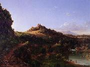 Thomas Cole Catskill Scenery oil on canvas